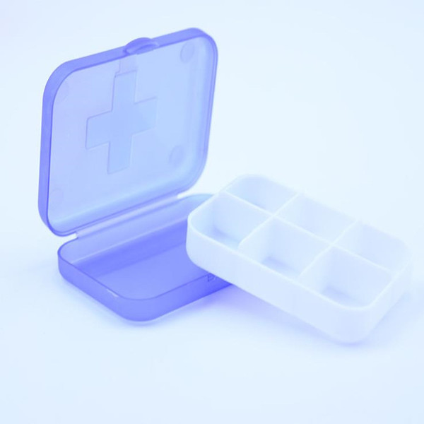 Portable Pill Medicine Box Travel Medicine Health Storage Pill Box Organizer Dispenser Pill Cases Fast Shippung F2505