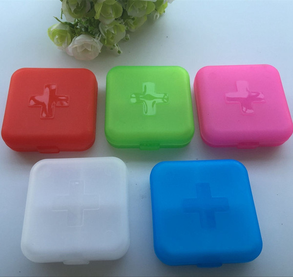 Portable Eco-friendly 6 Cells Pill Box Travel medicine pills Storage Case,Refillable box