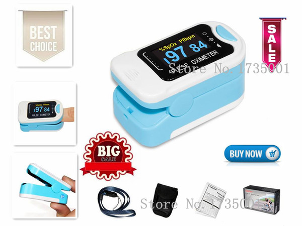 CONTEC Health Care CMS50NA Pulse Oximeter Fingertip blood oxygen saturation,SpO2,PR monitor,OLED CE Carry Case and Hanging Line