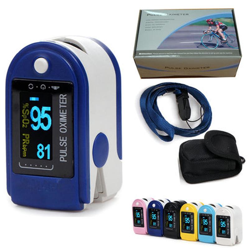 NEW FDA CE Contec Finger Pulse Oximeter spo2 Fingertip Oxygen Monitor CMS50D