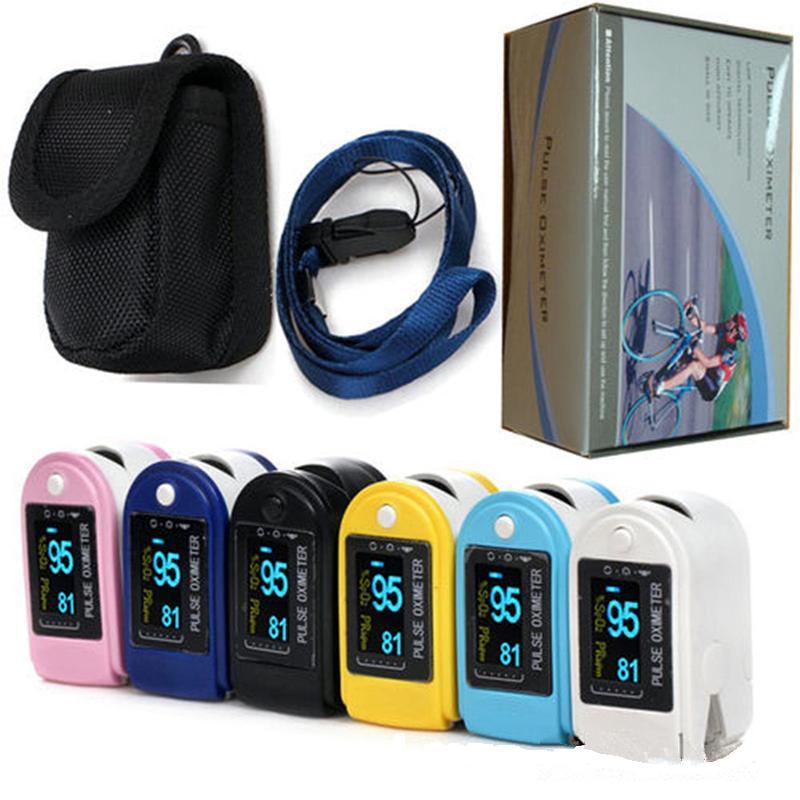 CE&FDA OLED 4 direction Finger-Pulse-Oximeter-Spo2- Fingertip-Oxygen-Monitor ,CMS50D