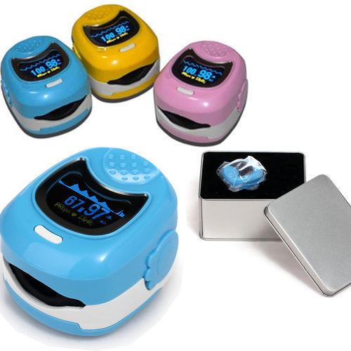 NEW CONTEC Finger Cute Pulse Oximeter Oxygen SPO2 Monitor for Children Kids CMS50QB,blue,pink,yellow