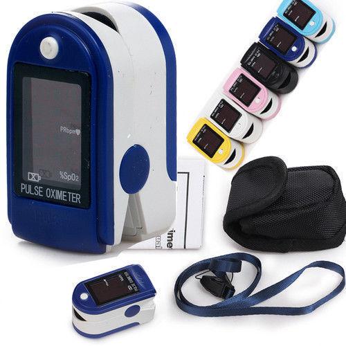 CE&FDA,Fingertip Pulse Oximeter,Blood Oxygen Saturation,SpO2 Monitor,PR,CMS50DL,6 colours avaliable