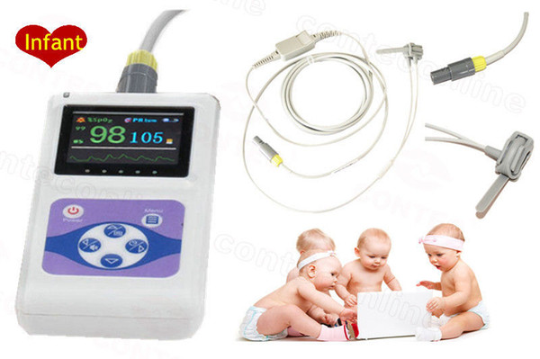 CMS60D Hand-held Pulse Oximeter Spo2 Monitor PC software with option Infant /Child/Vet/ Adult Probe