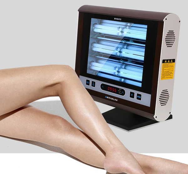 DESKTOP UVB PHOTOTHERAPY LAMPS WITH 6 PC UVB lamp for vitiligo ,psoriasis treatment 311nm UVB light home use device