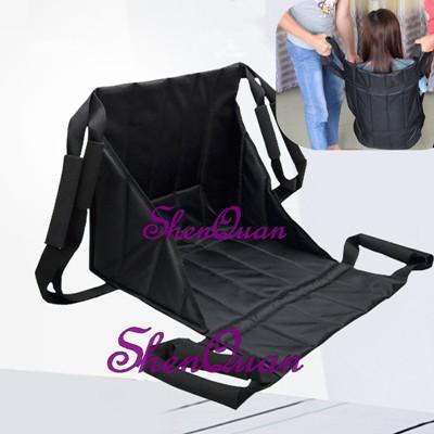 Patient positioning pad transfer belt lift sling transport mobility aid equipment care for elderly disabled (4 Handles)