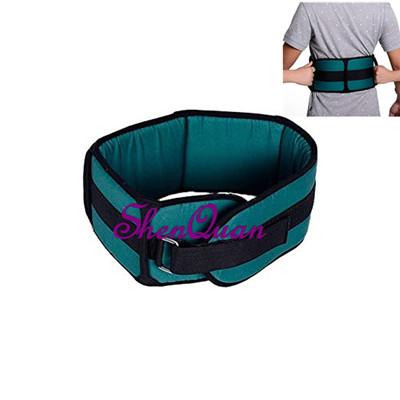 Long heavy duty gait transfer belt, essential walking and transport assistant for elderly, disabled, and medical patients, neutral stripe