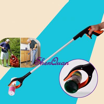 Lightweight b82cm long handled extension grabber tool,handy picker up tool and reaching claw, iron trash Pickup aid & garden nabber