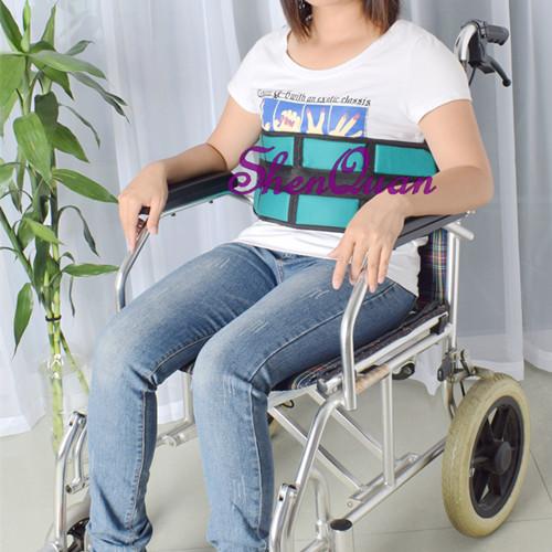 Padded wheelchair safety belt fixed seat belts elderly belt constrained bands with adjustable straps,wheelchair safety harness