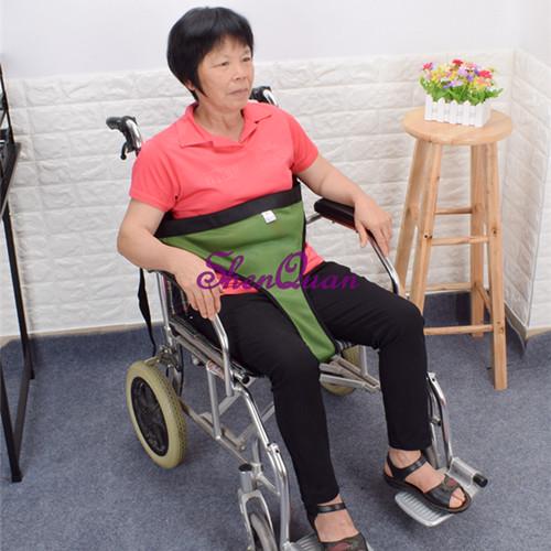 Non-slip wheelchair seat belt safety harness with quick release buckle soft cushion belt for wheelchair sell online