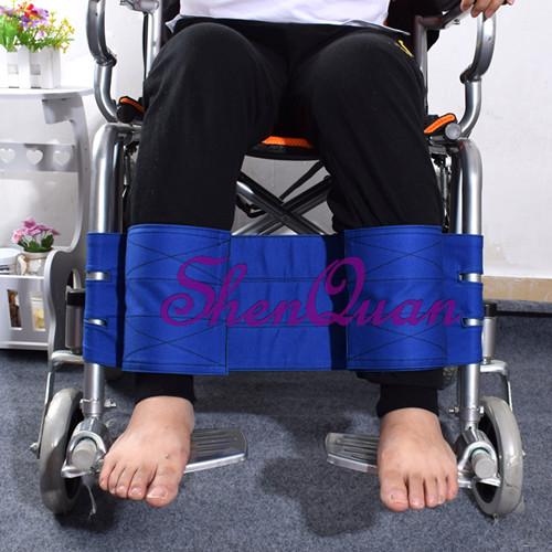 1 year guarantee high density durable use protect belt to fix up patent's leg on the wheelchair