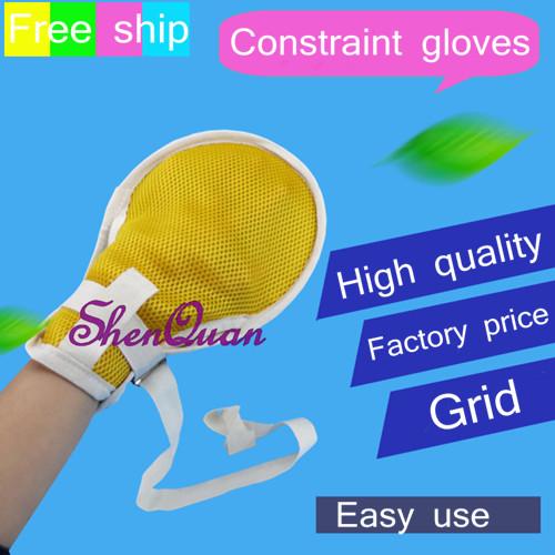 factory outlet high quality control mitts medical restraints patient hand infection Safety prevent finger harm fixed gloves