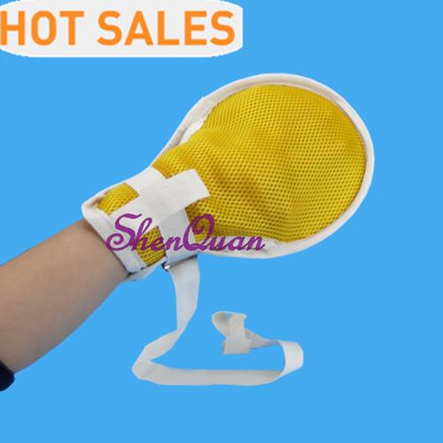 free shipping new high quality mesh fabric durable and comfortable constraint gloves avoids infections,prevent infection gloves