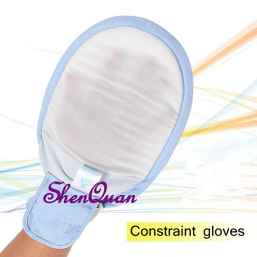 new design medical auxiliary equipment anti extubation gloves prevention patient scratch self harm protector breathable constraint mitts