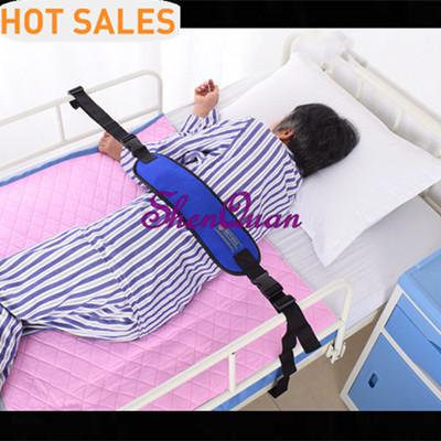 Waist and abdomen restraint belt, bed wheelchair straps tied up band - prevent the patient from falling or falling bed