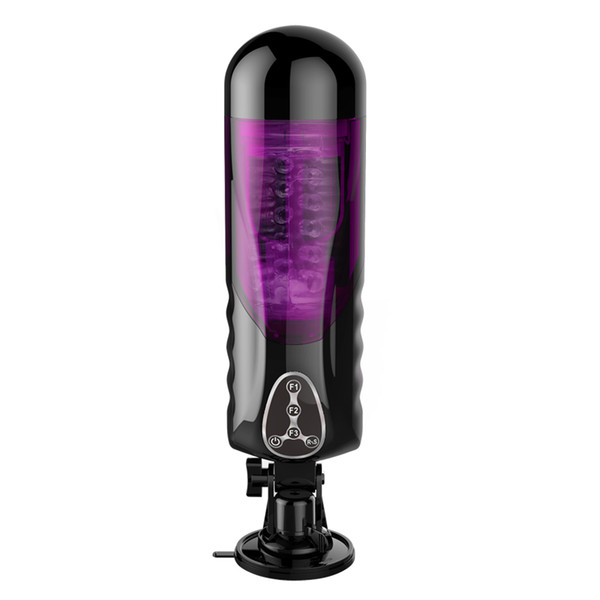 Sex Machine Realistic Vagina High-speed Telescopic Rotation Male Masturbator Hands Free Realistic Pussy Sex Toys for Men