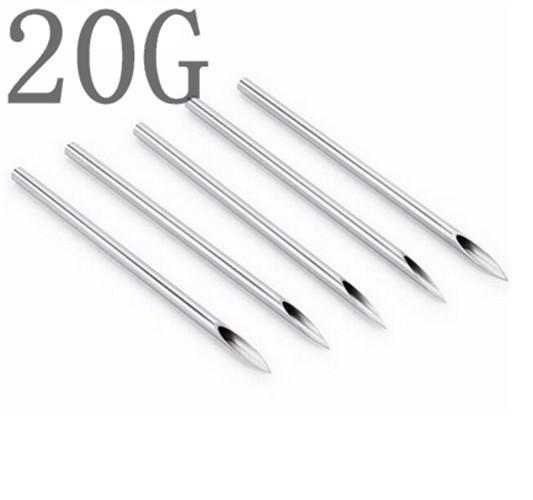 YILONG Tattoo Wholesale 100PCS Sterile Tattoo Body Piercing Needles 20G Tattoos Supply Free Shipping For Body&Art