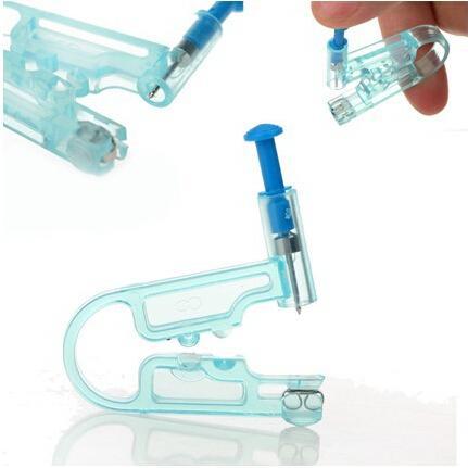 Safety Healthy Asepsis Disposable Ear Stud Piercing Gun Piercer Kit Tool FREE SHIPPING