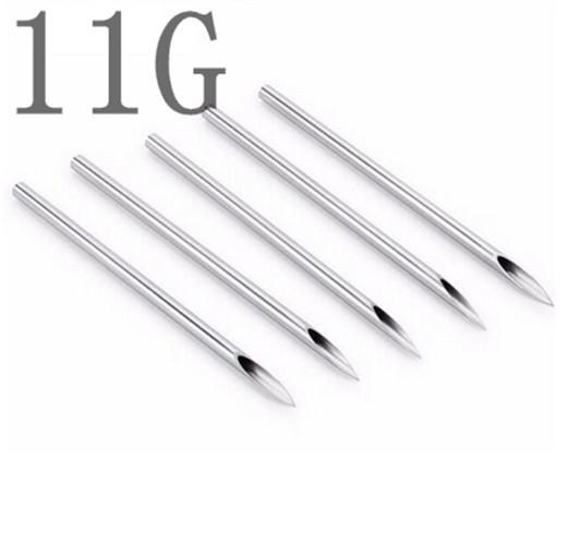 YILONG Tattoo Wholesale 100PCS Sterile Tattoo Body Piercing Needles 11G Tattoos Supply Free Shipping For Body&Art