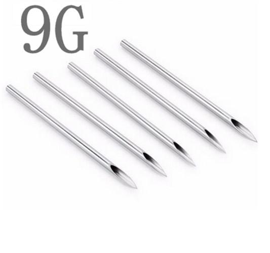 YILONG Tattoo Wholesale 100PCS Sterile Tattoo Body Piercing Needles 9G Tattoos Supply Free Shipping