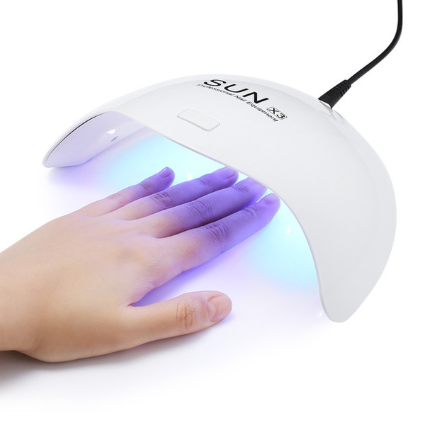 24W UV LED Lamp Nail Dryer SUN Professional Curing Nail Gel Polish Drying Light Machine Lamp Nail Art Tool TTA555