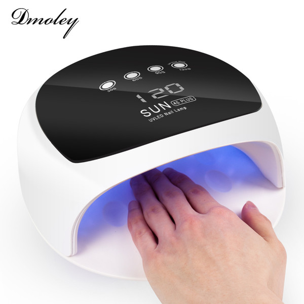 Dmoley 52W UV LED Lamp 24 Pcs LEDs Nail Lamp for Nails with 30s/60s/90s/120s Buon Perfect Thumb Solution