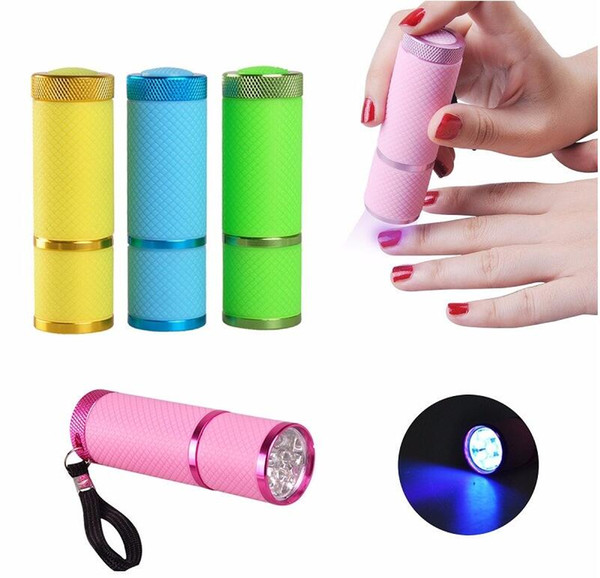 Mini Nail Dryer LED Flashlight Portable For Nail Gel Fast Dryer Cure Nail Gel Cure Manicure Tool