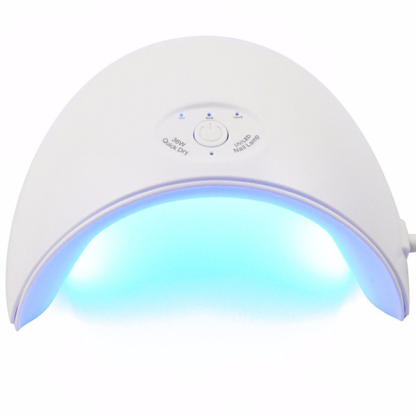 New 36W UV Led Lamp Nail Dryer For All Types Gel 12 Leds UV Lamp for Nail Machine Curing 60s/120s Timer USB Connector