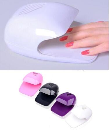 Wholesale New Fashion Mini Nail Polish Dry Battery Air Dryer Machine Portable Best Nail Fan Dryer Nail Art Dryers 1Pc/Lot Free Shipping