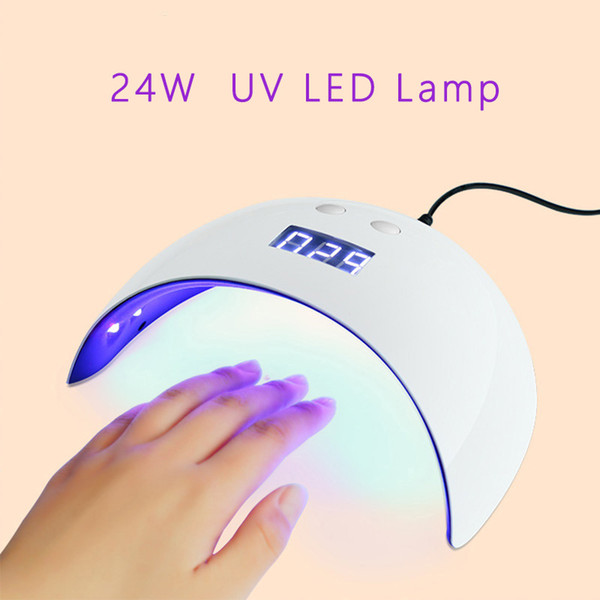 Nail Lamp 24 W UV LED Light Gel Polish Dryer with USB Charging Cable Professional Manicure Lamp Finger Toenails New Design Set Gift