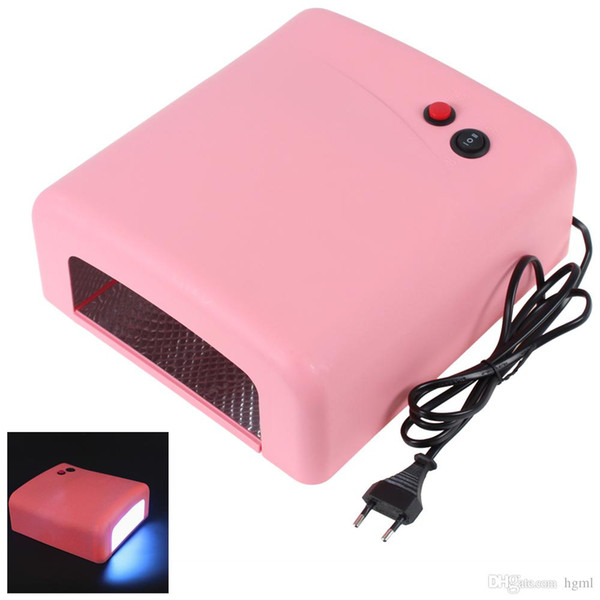 Nail Art Dryer Gel Curing UV Lamp 4 X 9W Light Tube equipment tools with 120 Seconds Timer Function NAS_232