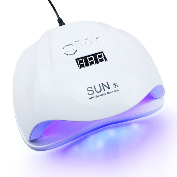 48W/54W/80W SUN X Nail Dryer Polish Machine UV Lamp LED Nail Lamp For Gel Polish Art Auto Light Hand Sensor Art Tools