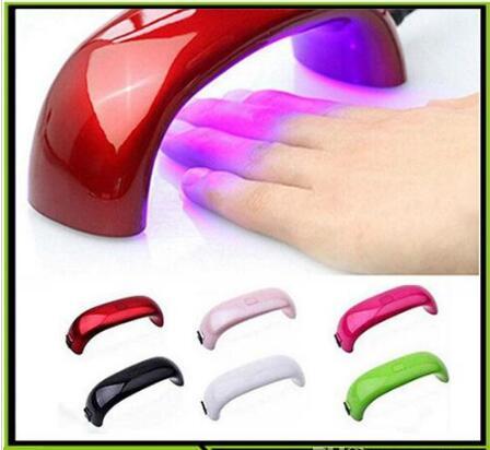 Nail Dryer Curing Lamp Machine Mini USB 9W 3 LED UV Gel Nail Polish Powerful UV Lamp Light Nail Polish Fast Dry PK diamond lamp HOT SALE