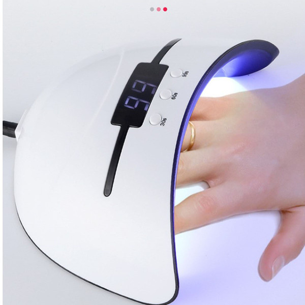 Intelligent induction Nail phototherapy machine 36W LED UV Lamp Nail Dryer Fingernail Gel Curing Manicure Machine Nail Art