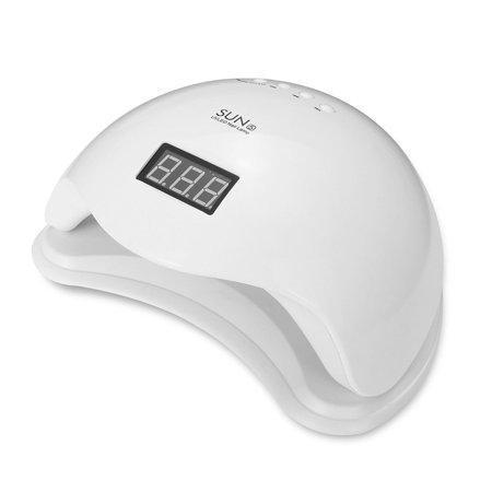 SUN5 48W 24-LED UV Light PIR Nail Lamp Gel Polish Cure Nail Dryer Lamp with 3/4 Timer Setting Auto Sensor Fingernail