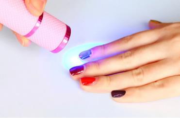 LG Nail Led Light Bulb for Lamp Portable Manicure Lamp Nail Dryers Mini Phototherapy Light Battery Convenient