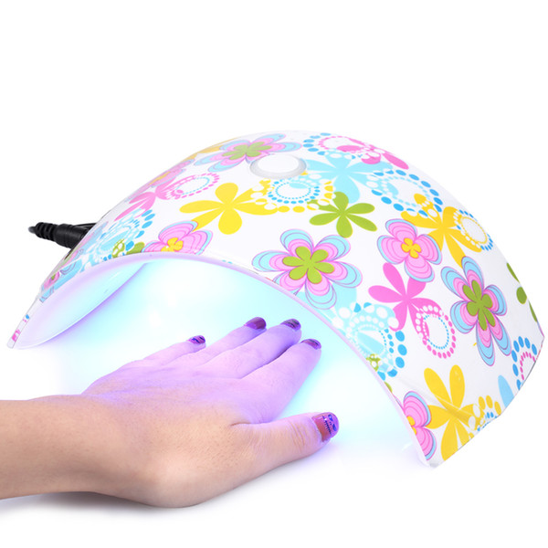 36W UV Lamp Nail Dryer LED UV Lamp Nail Gel Dryer Flower Pattern Fingernail Toenail Gel Curing Polish Art Tool