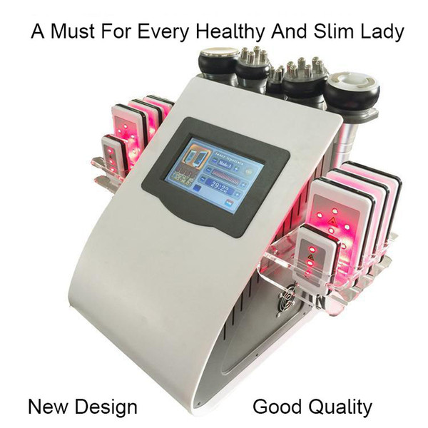 High Quality New Model 40k Ultrasonic liposuction Cavitation 8 Pads Laser Vacuum RF Skin Care Salon Spa Slimming Machine & Beauty Equipment