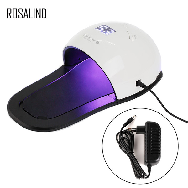 ROSALIND UV LED Lamp 48W Nail Dryer with 30s/60s/99s Timer Button For Gel Varnish Salon Manicure Nail Art Cured Tool kit