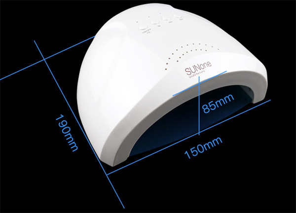 2018 Sun light nail machine 48W smart induction led light therapy machine lamp baking lamp nail polish glue drying DHL shipping