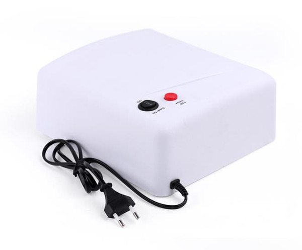 Wholesale-407-220V 36W UV Lamp Gel Curing Lamp Light nail Dryer Nail Art EU plug Free Shipping