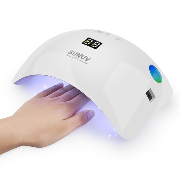 SUNUV SUN8 LED Nail Dryer 48W Lamp For Manicure Unique Low Heat Mode Nail Gel Dryer For Nail Polish Art Tools