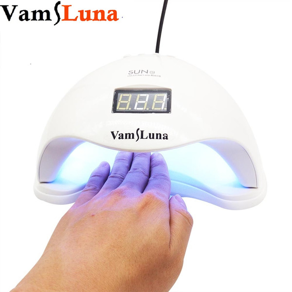 Professional 48W UV LED Lamp Nail Dryer Polish Machine for Curing Nail Gel Manicure Art Tool with Bottom