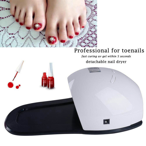 MICSUNLY Rainbow 4 fashion professional foot nail UV LED nail lamps LCD Timer Touch Button Double Light Auto Sensor