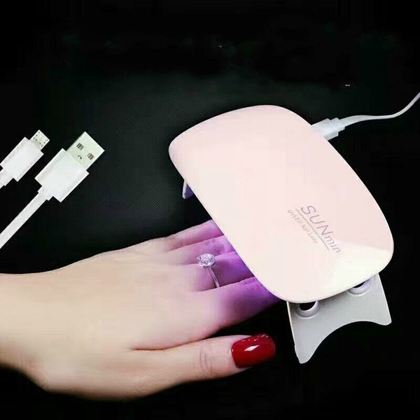 SUNUV SUNmini Plus UV LED Lamp Mini Portable Nail Dryer With USB Cable Gel Nail Polish Dryer Gift Home Travel Use