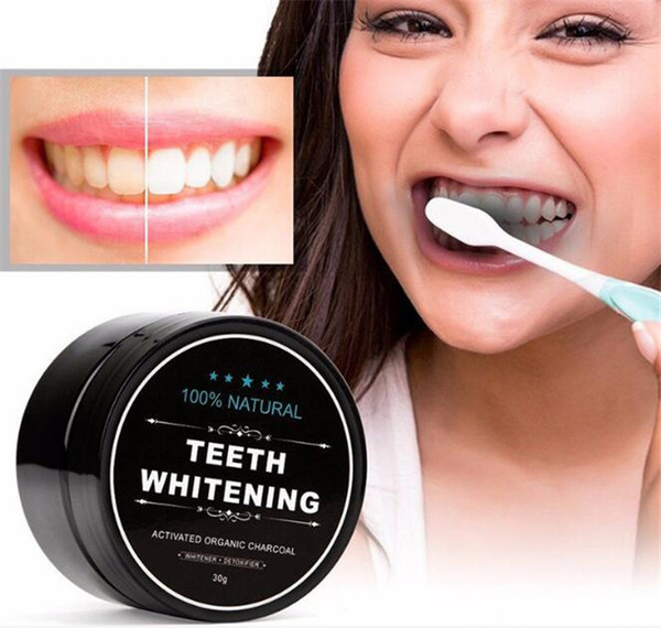 Tooth Whitening Nature Bamboo Activated Charcoal Smile Powder Decontamination Tooth Yellow Stain Bamboo Toothbrush Toothpaste Oral Care X040