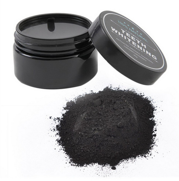 New Single Box Teeth Cleaning/Whitening Power Activated Organic Charcoal Powder Beautiful Smile Teeth Tooth Whitening Black Loose Powder 30g