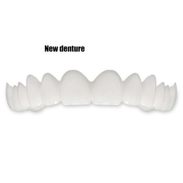 Teeth Whitening Teeth Cover Perfect Smile Comfort Fit Flex Teeth Veneers Upper Lower Set Beauty Supplies