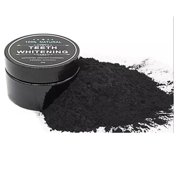 High quality Bamboo Activated Organic Charcoal Coconut 100% Natural Tooth Whitening powder Oral Care 30g free shipping