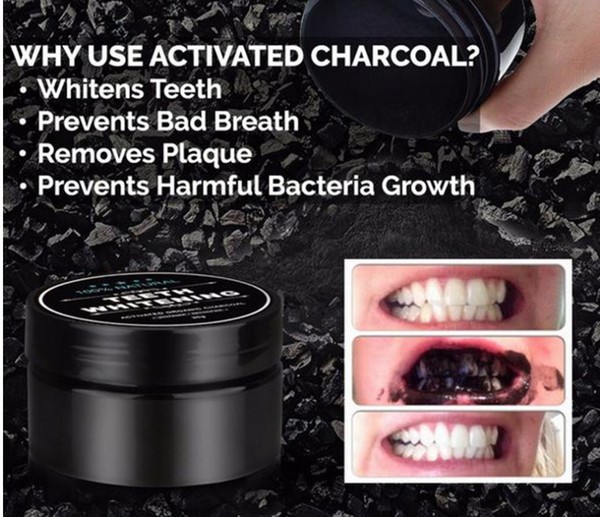 new Teeth Whitening Powder Nature Bamboo Activated Charcoal Smile Powder Decontamination Tooth Yellow Stain Bamboo Toothpaste !Gift giving